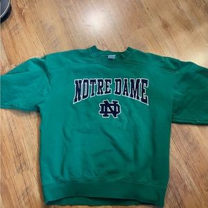 Adidas Green Notre Dame Sweatshirt
